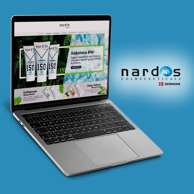Nardos Cosmeceuticals Web Design